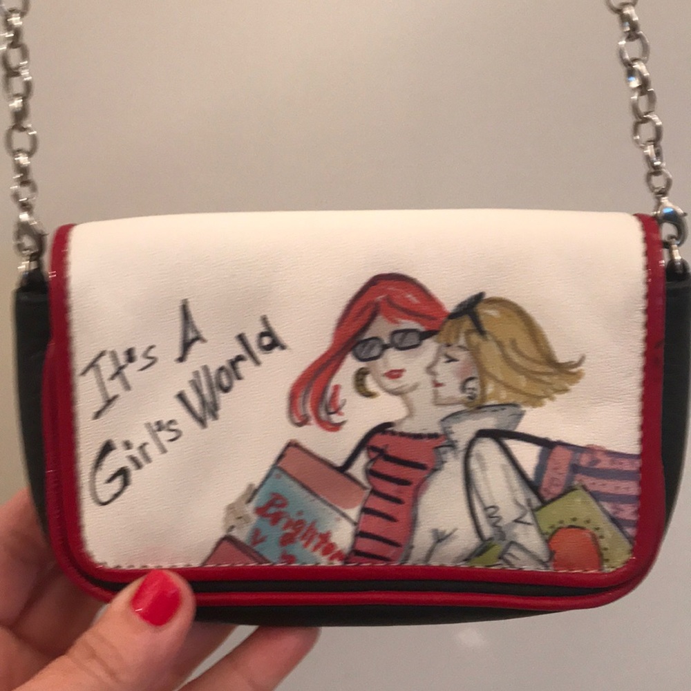 Brighton Crossbody Mini-Purse with Shopping logo